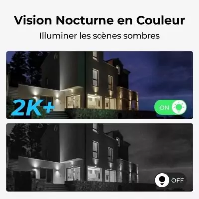 Caméra extérieure REOLINK G430 Blanche - Vision nocturne et résistante