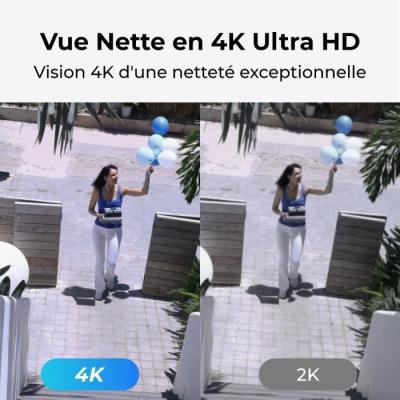 Caméra extérieure REOLINK W330 Blanc - Surveillance haute qualité