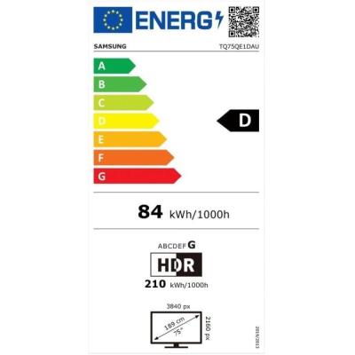 TV QLED 75 Samsung 75QE1D 4K UHD Quantum HDR