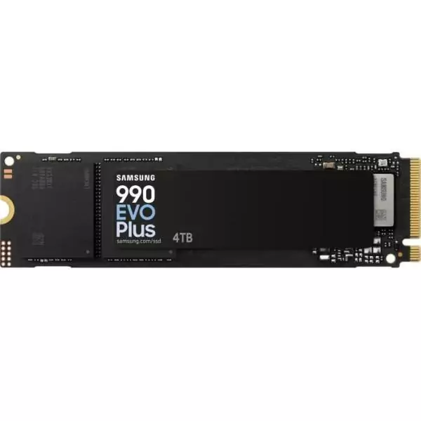 SSD Interne - SAMSUNG - 990 EVO Plus 4 To - NVMe M.2 PCIe 4.0x4 - Vitesse lecture jusqu'a 7 250 Mo/s