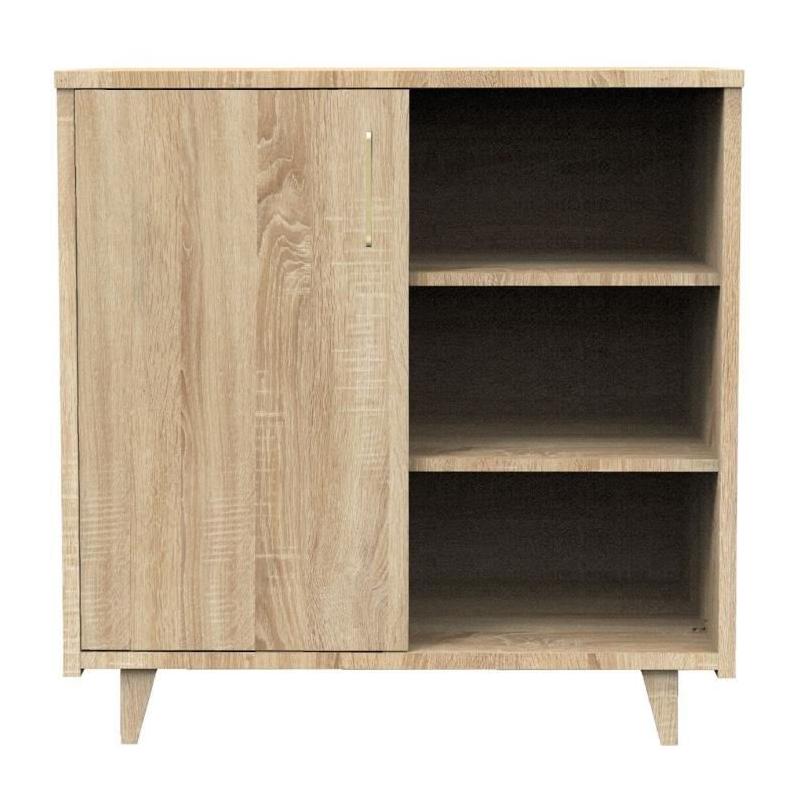 Chambre duo bébé Sauthon - Sam Chêne doré - Lit 120 x 60 cm et commode à langer