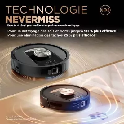Aspirateur Robot & Laveur Shark RV2800ZEEU PowerDetect NeverTouch Pro 2-en-1 - Tout-en-un