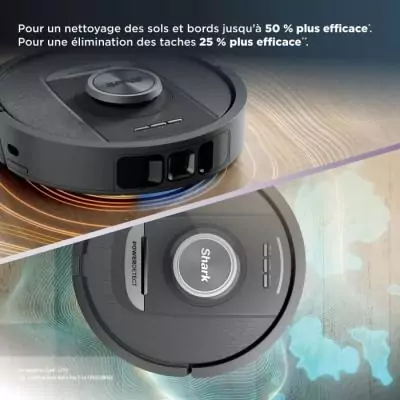 Aspirateur Robot et Laveur SHARK PowerDetect NeverTouch Autovidant - Plus responsable & facilement réparable