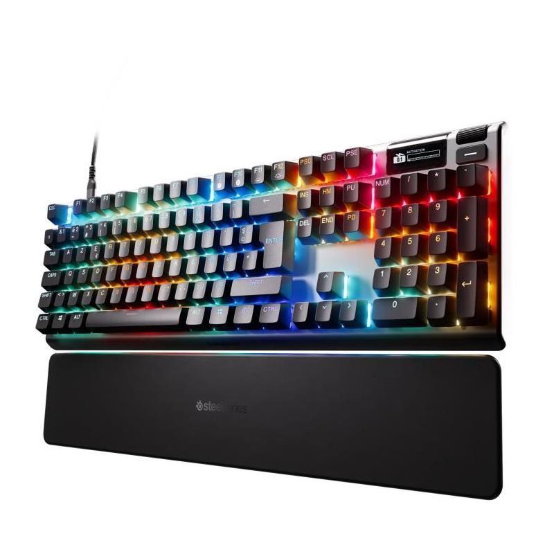 Clavier gamer mécanique filaire - STEELSERIES - APEX PRO GEN 3 - Noir - Haute Performance