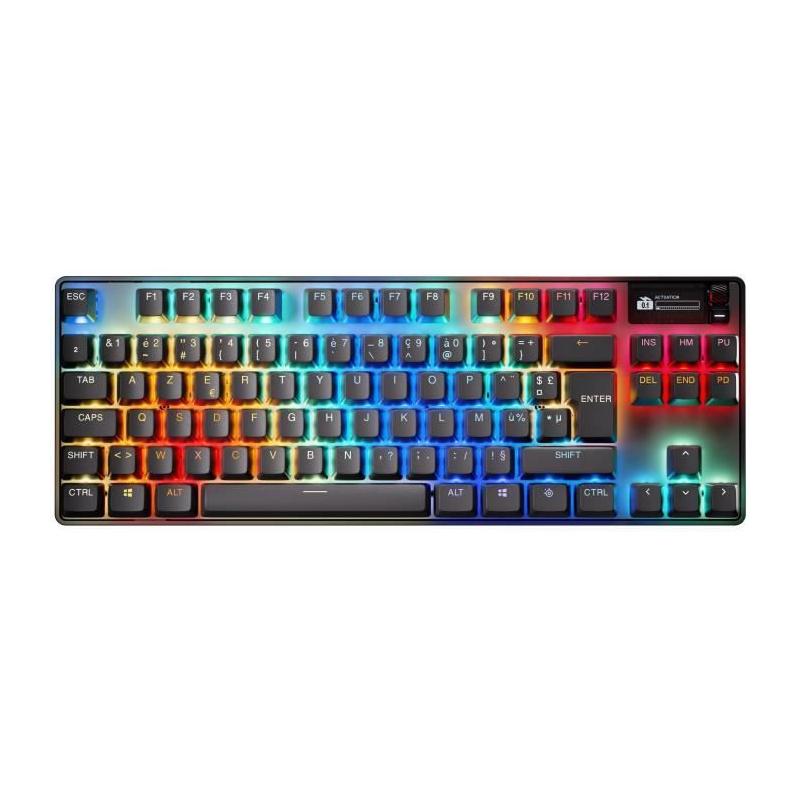 Clavier gamer mécanique sans fil SteelSeries Apex Pro TKL Gen 3 - Noir: compact et performant