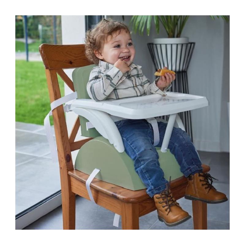 Rehausseur de chaise évolutif et transportable - Vert Sauge