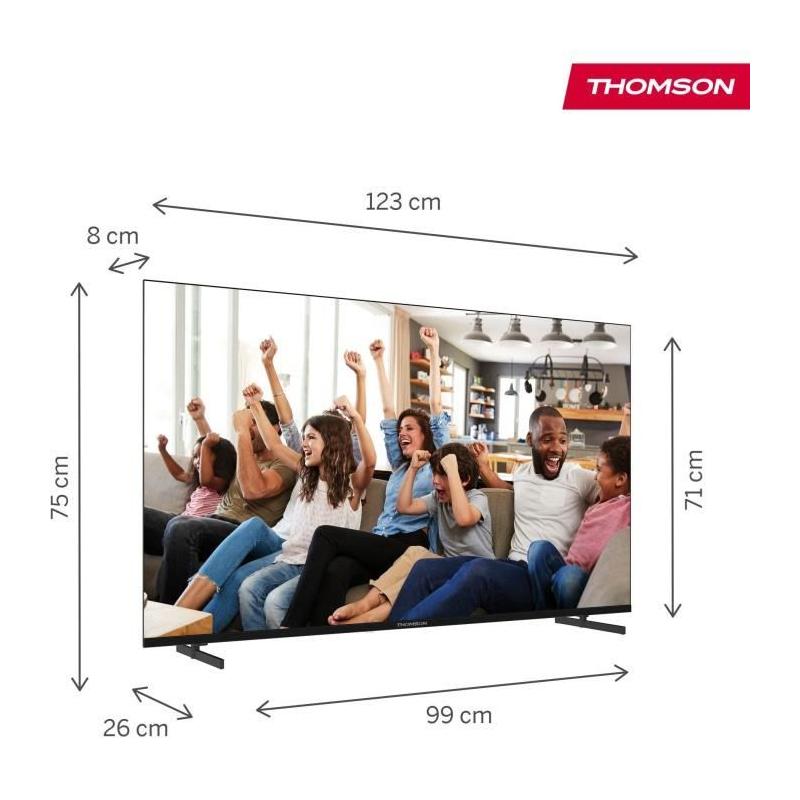 TV LED 55" Thomson 4K UHD HDR 10 - Google TV
