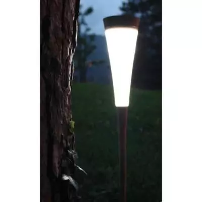 Balise solaire blanche - 30 lumens - Compact