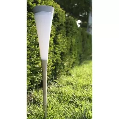 Balise solaire blanche - 30 lumens - Compact