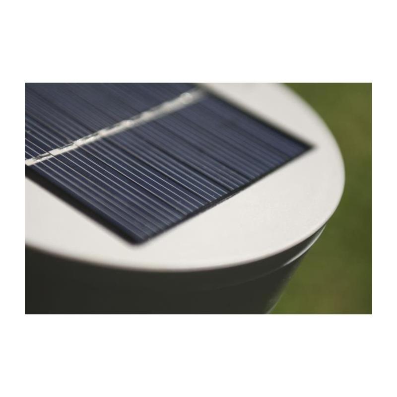 Balise solaire blanche - 30 lumens - Compact