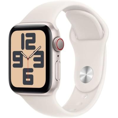 Apple Watch SE GPS + Cellular - 40mm Starlight Aluminium - Bracelet Sport - MONTRE BLUETOOTH