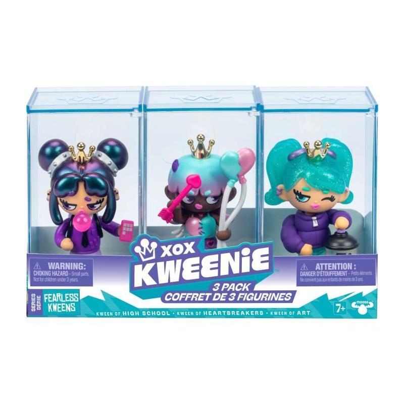 Pack de poupées XOX KWEENIE - Série Fearless - 3 poupées - Finitions uniques