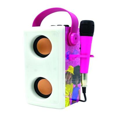 Enceinte Bluetooth Barbie lumineuse - Taille compacte 