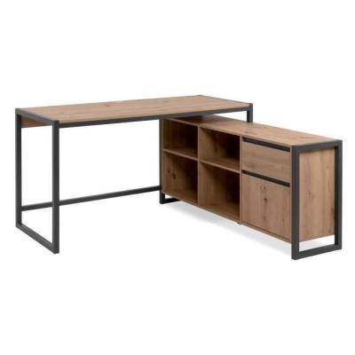 Bureau d'angle réversible Denver - Chêne artisan/Anthracite