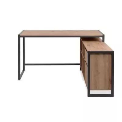 Bureau d'angle réversible Denver - Chêne artisan/Anthracite