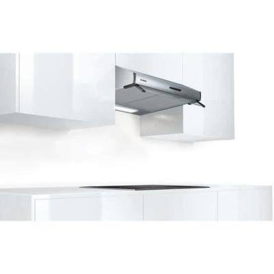 Hotte murale BOSCH DUL63CC50 - L 60 cm Inox - 350 m³/h - Silencieuse