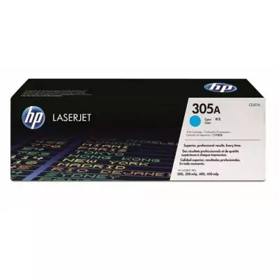 Cartouche de Toner HP 305A Cyan Authentique pour HP Color LaserJet Pro - Haute Qualité
