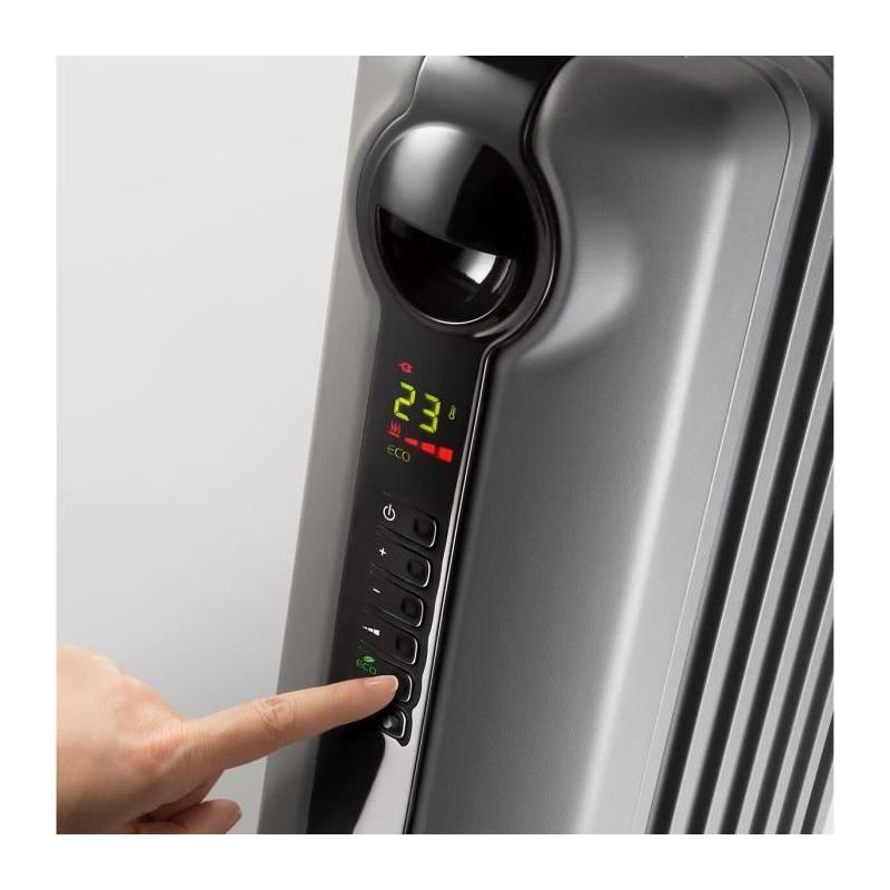 Radiateur bain d'huile 1500W - Technologie Real Energy - Ecran digital