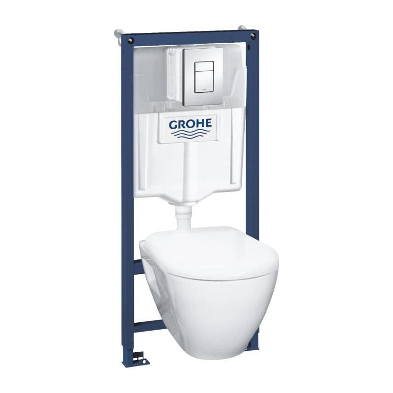 Ensemble WC Compact Grohe Solido 1,13m - Facile à Installer