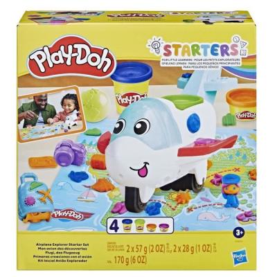 Découvre le Play-Doh Avion des Découvertes - 4 Pots de Pâte
