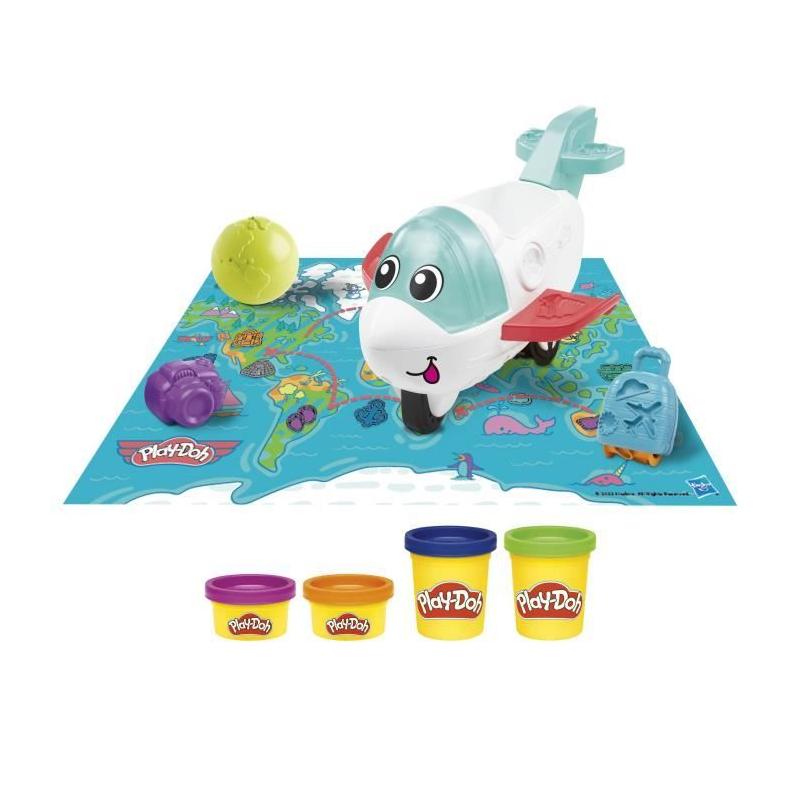 Découvre le Play-Doh Avion des Découvertes - 4 Pots de Pâte