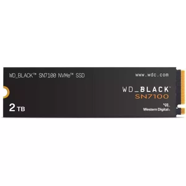 WESTERN DIGITAL - WDS200T4X0E - SSD Interne - Black - SN7100 - NVMe - 2 To - jusqu'a 7?250 Mo/s en lecture