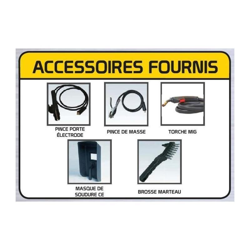 Poste à souder Inverter VIP 160A 3 en 1 Jaune - STANLEY