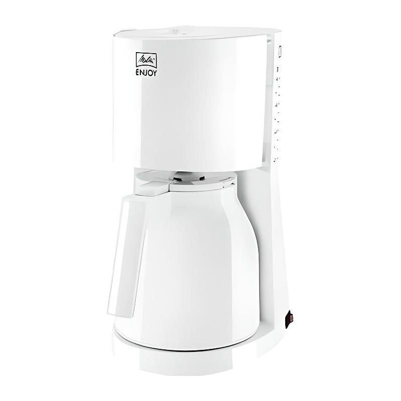 Cafetière filtre MELITTA Enjoy II Therm - Blanc 12 tasses