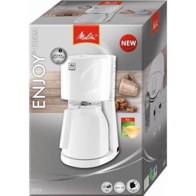Cafetière filtre MELITTA Enjoy II Therm - Blanc 12 tasses