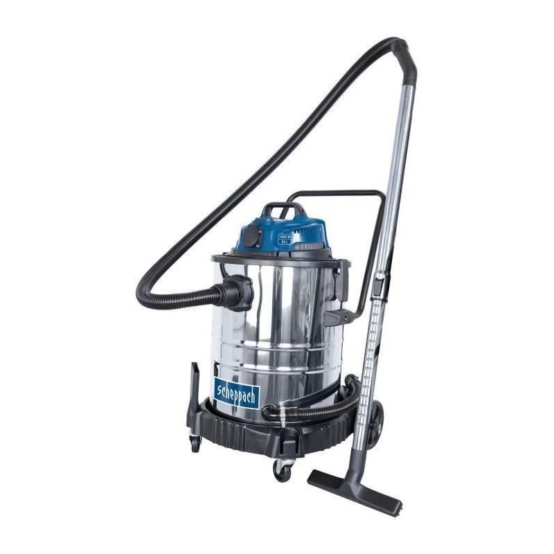 Aspirateur eau et poussière Scheppach ASP50-ES 1400W - Cuve inox 50L
