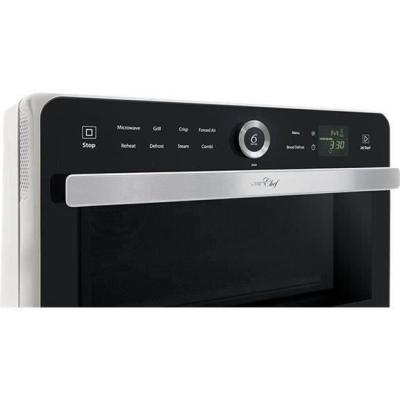 Four à micro-ondes Whirlpool Jet Chef 33L Blanc - 6eme Sens Combi Crisp Vapeur