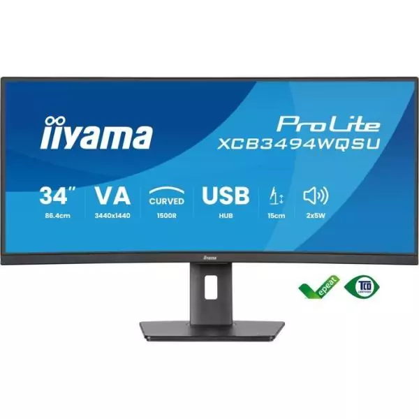 Ecran PC incurvé - IIYAMA - 34 - 120Hz - Dalle VA - 0,4ms - PROLITE
