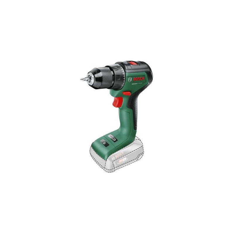 Bosch Universal Impact 18V-60 1900 tr min Sans clé 1,3 kg Noir, Vert