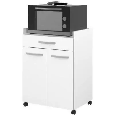 Desserte cuisine L 60cm blanc mat - OSLO: Made in France, plus responsable