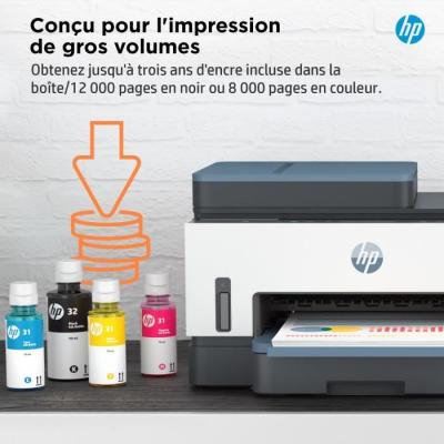 Imprimante tout-en-un HP Smart Tank 7306: Impression couleur sans tracas