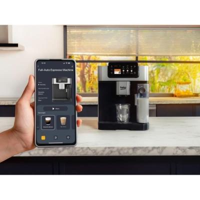 Machine à café performante BEKO CEG7348X - 1350W - Noir / Silver