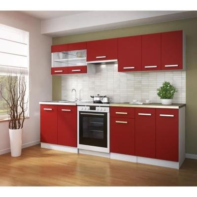 Meuble bas de cuisine L 40 - Rouge mat - Éléments séparés bas