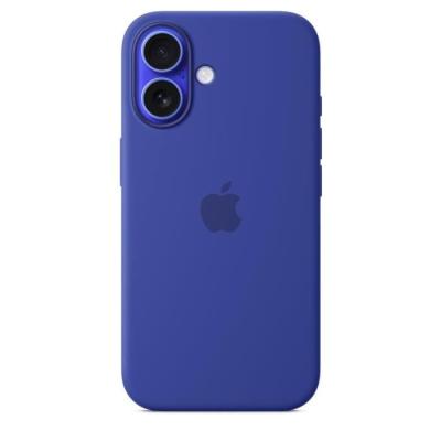 Coque iPhone 16 en silicone avec MagSafe - Ultramarine - 16x9x2 cm