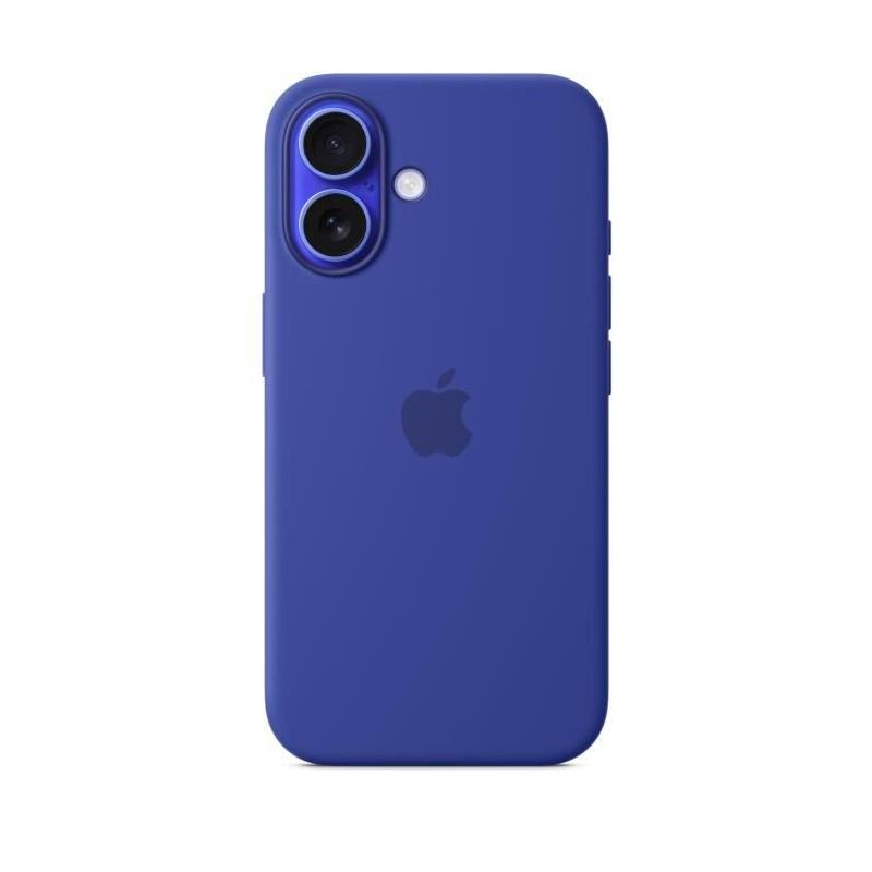 Coque iPhone 16 en silicone avec MagSafe - Ultramarine - 16x9x2 cm