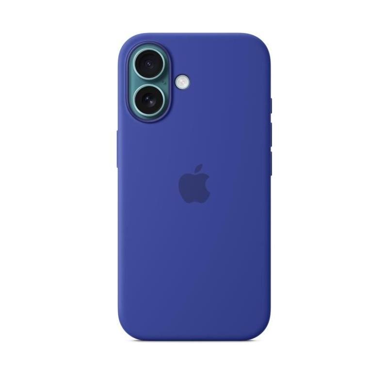 Coque iPhone 16 en silicone avec MagSafe - Ultramarine - 16x9x2 cm