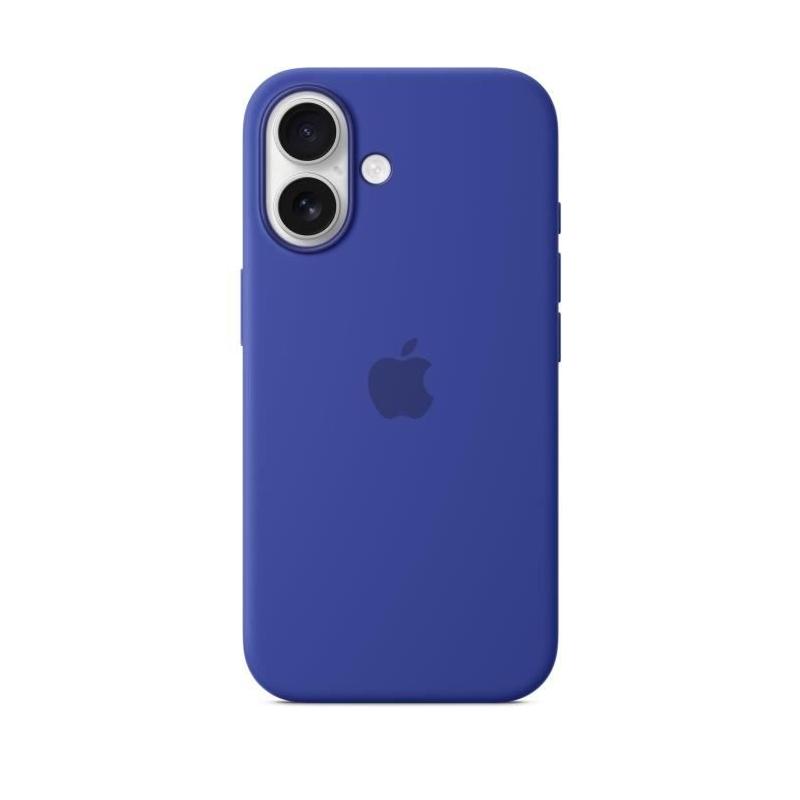 Coque iPhone 16 en silicone avec MagSafe - Ultramarine - 16x9x2 cm