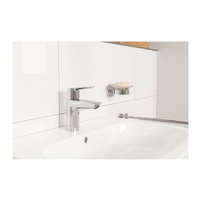 Mitigeur Lavabo GROHE QUICKFIX Start - Chrome - Installation facile & économie d'eau