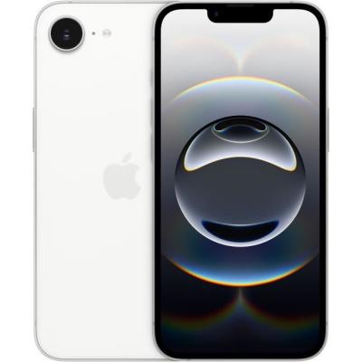 Apple iPhone 16e 256GB Blanc avec dimensions compactes