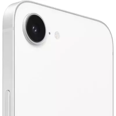 Apple iPhone 16e 256GB Blanc avec dimensions compactes