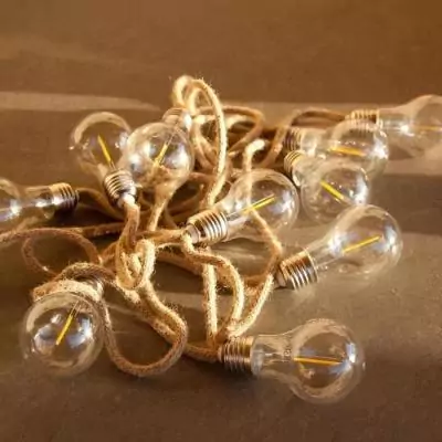 Guirlande Lumineuse Extérieur - LUMISKY - FANTASY CORD - 7.70 m - LED Blanc Chaud