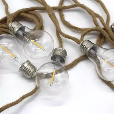 Guirlande Lumineuse Extérieur - LUMISKY - FANTASY CORD - 7.70 m - LED Blanc Chaud