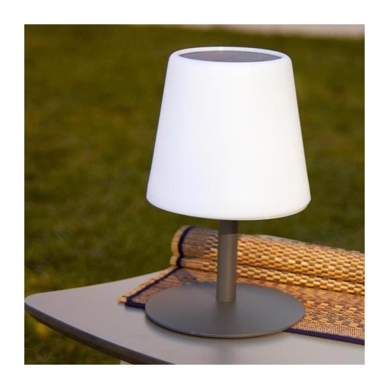 Lampe de table solaire et rechargeable - LUMISKY - STANDY TINY SOLAR - H25 cm