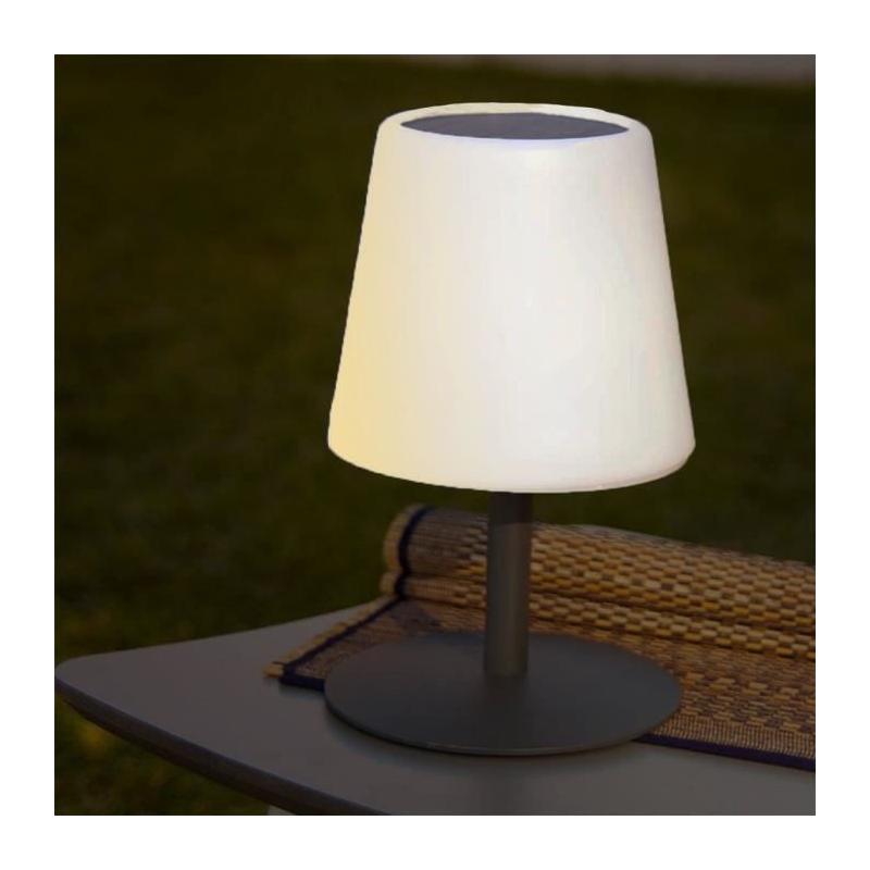 Lampe de table solaire et rechargeable - LUMISKY - STANDY TINY SOLAR - H25 cm