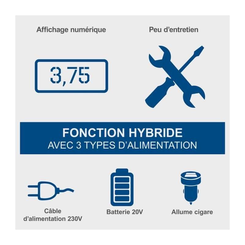 Compresseur sans fil Airforce 6 - pression max 10,3bars - SCHEPPACH 20V IXES