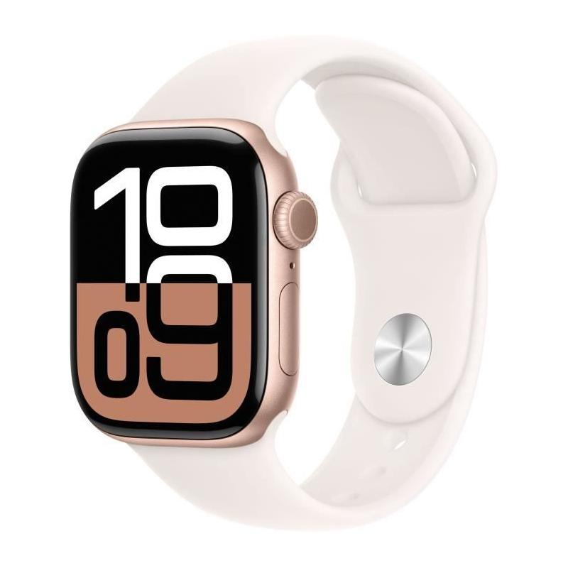 Montre Apple Watch Series 10 GPS + Cellular - 42mm - Rose Gold Aluminium